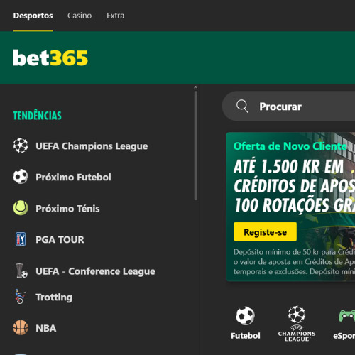 Acesse o site da Bet365